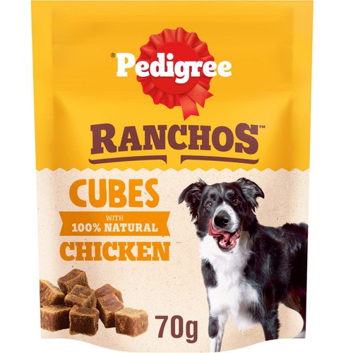 Pedigree Ranchos Chicken Cubes Dog Treats