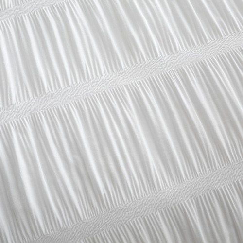 Catherine Lansfield Seersucker Single Duvet Set White thumbnail 4