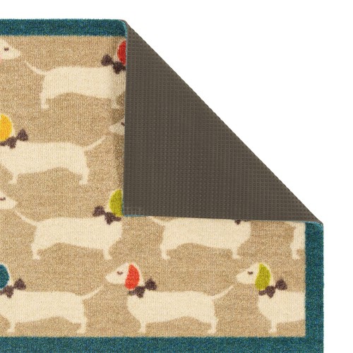 Howler & Scratch Bright Doggie Patterned Mat, 50x75cm thumbnail 2