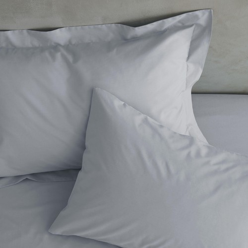 Catherine Lansfield Easy Iron Percale Oxford PIllowcase Pair Grey thumbnail 3