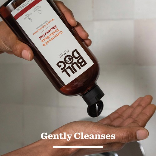 Bulldog Mens Cedarwood and Tonka Bean Shower Gel thumbnail 3