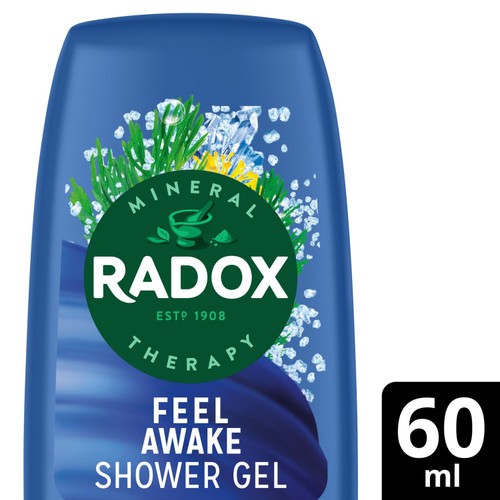 Radox Feel Awake Mood Boosting 2-in-1 Shower Gel & Shampoo Travel Size