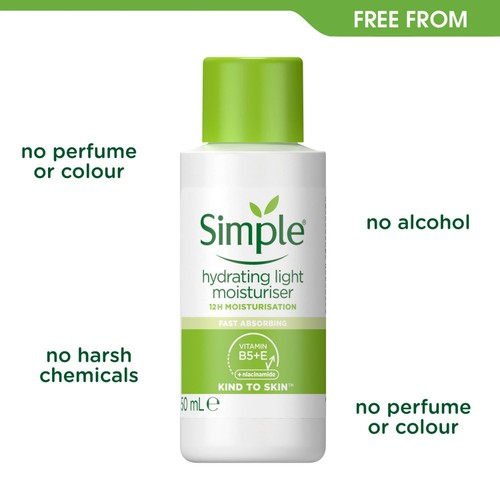 Simple Hydrating Light Moisturiser Travel Size thumbnail 2