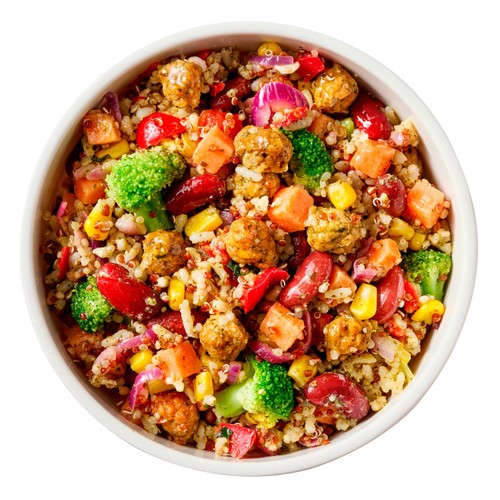 Lazy Vegan Falafel Bowl Mexican Fusion thumbnail 2