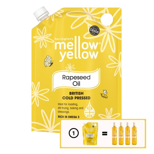 Farringtons Mellow Yellow Cold Pressed Rapeseed Oil Refill