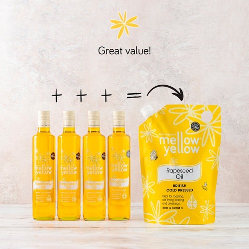 Farringtons Mellow Yellow Cold Pressed Rapeseed Oil Refill thumbnail 7