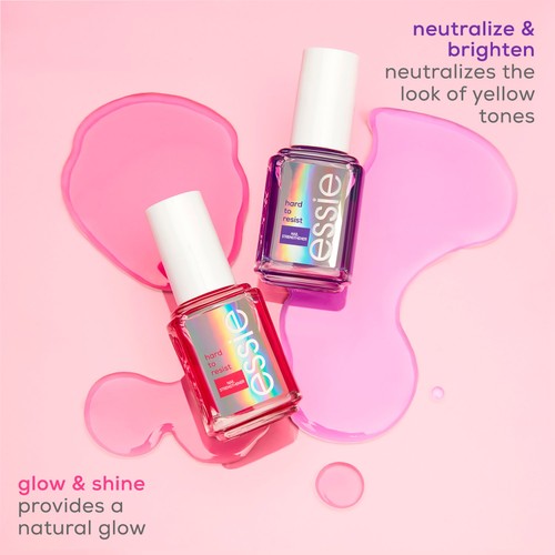 Essie Hard to Resist Nail Strengthener - Pink Tint, Glow & Shine thumbnail 4