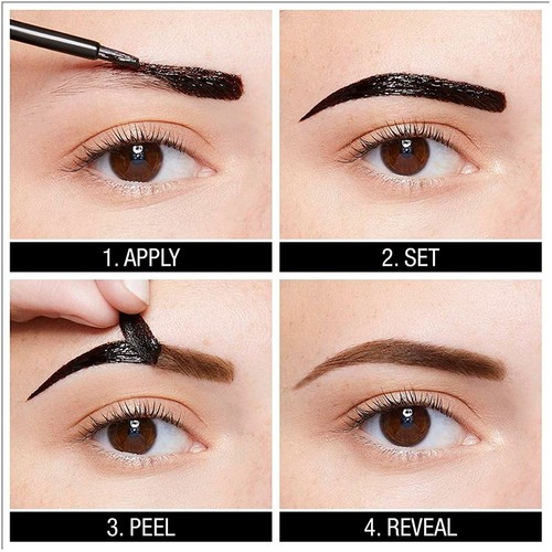 Maybelline Tattoo Brow Peel Off Tint Gel Warm Brown thumbnail 5