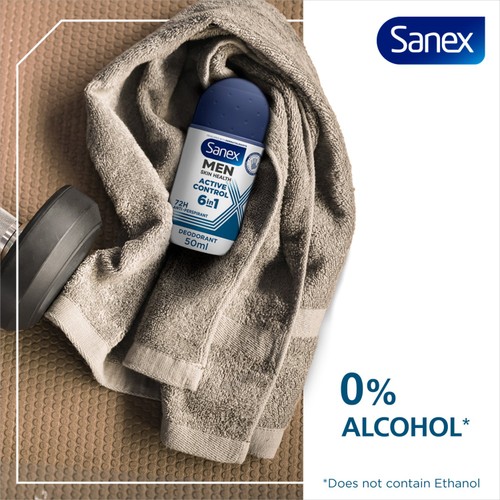 Sanex Men Active Control Antiperspirant Roll On Deodorant thumbnail 7