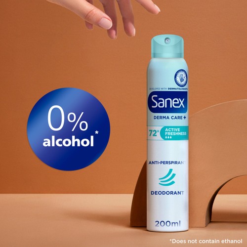 Sanex Derma Care+ Active Freshness 72-Hour Antiperspirant Spray Deodorant thumbnail 4