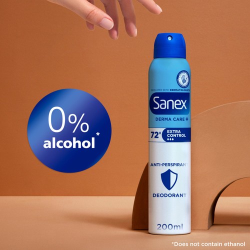 Sanex Derma Care+ Extra Control 72-Hour Antiperspirant Spray Deodorant thumbnail 4
