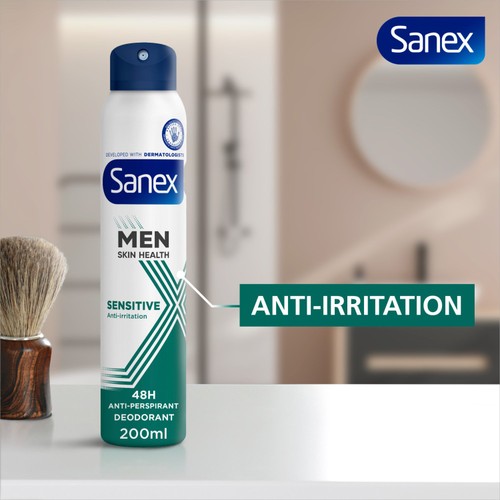 Sanex Men Sensitive Antiperspirant Spray Deodorant thumbnail 6