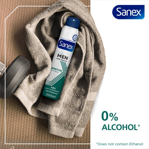 Sanex Men Sensitive Antiperspirant Spray Deodorant thumbnail 8