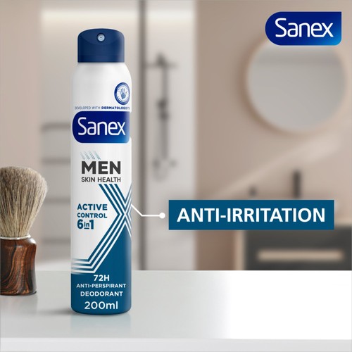 Sanex Men Active Control Antiperspirant Spray Deodorant thumbnail 6