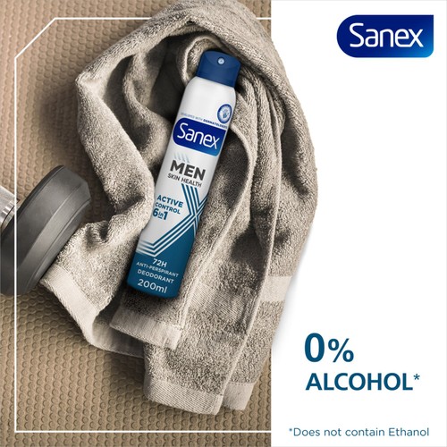Sanex Men Active Control Antiperspirant Spray Deodorant thumbnail 8