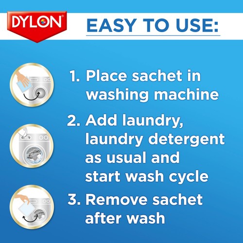 Dylon Ultra Whitener 5 Sachets thumbnail 2