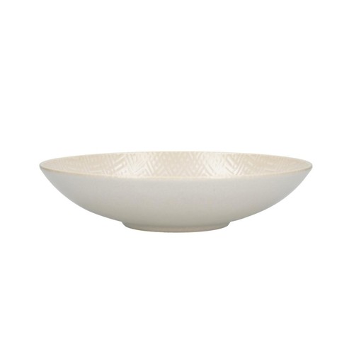 KitchenCraft Stoneware Coupe 22cm Bowl Set, Blue Embossed thumbnail 5