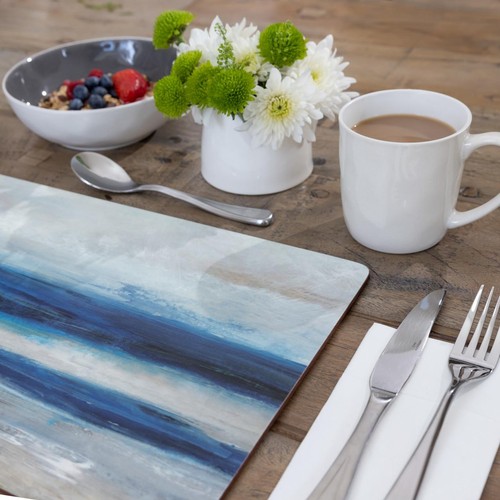 Creative Tops Blue Abstract Premium Placemats, 30x23cm, thumbnail 3