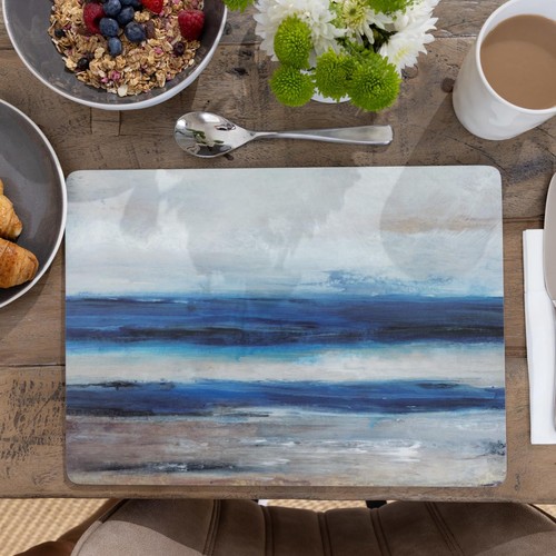 Creative Tops Blue Abstract Premium Placemats, 30x23cm, thumbnail 4