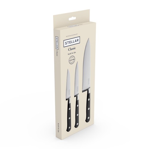 Stellar Classic 3 Piece Knife Set