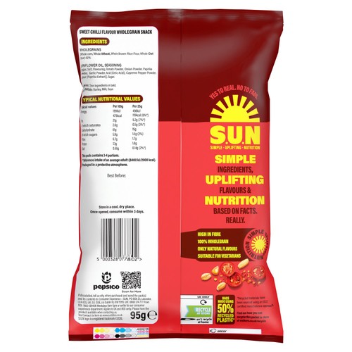 SUN Bites Sweet Chilli Sharing Bag Crisps thumbnail 2