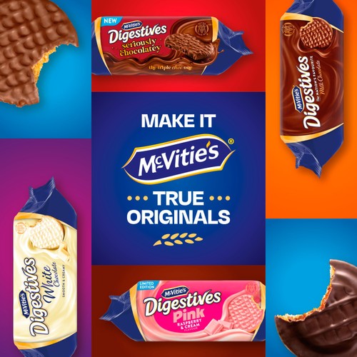 McVitie's Raspberry White Digestives Biscuits thumbnail 4