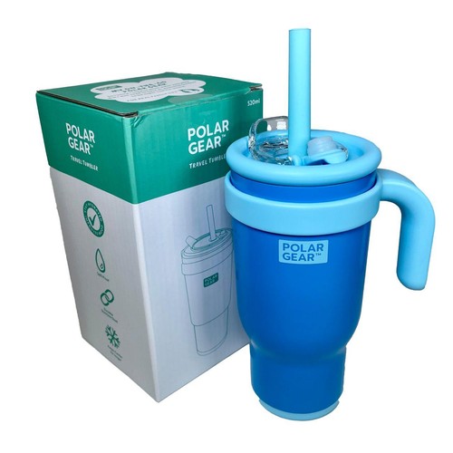 Polar Gear Kids Hydra Curve Stainless Steel Blue Tumbler 520ml  thumbnail 2