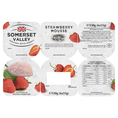 Somerset Valley Strawberry Mousse