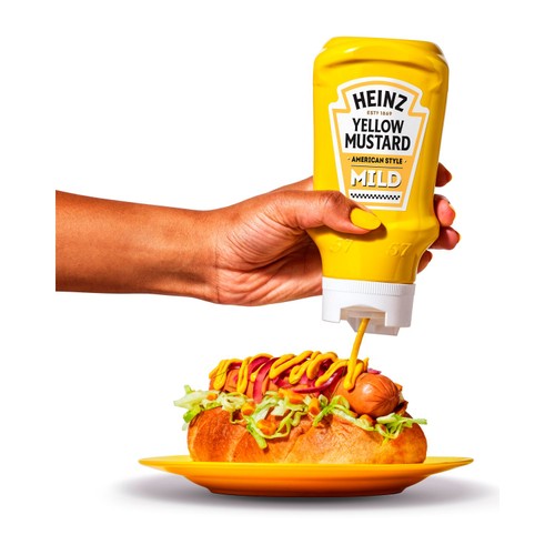 Heinz Yellow Mustard Mild 400ml thumbnail 4