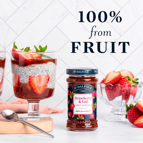 St Dalfour Strawberry & Goji Fruit Spread thumbnail 5