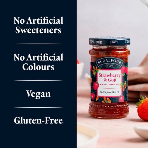 St Dalfour Strawberry & Goji Fruit Spread thumbnail 7