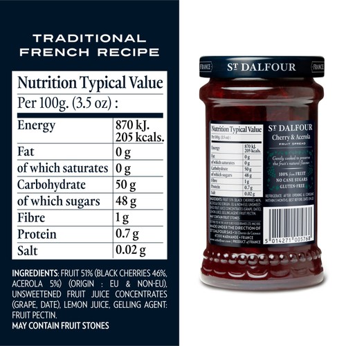 St Dalfour Cherry & Acerola Fruit Spread thumbnail 6