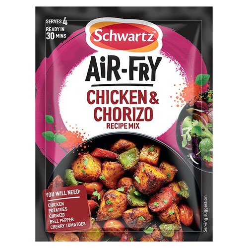 Schwartz Air Fry Chorizo Chicken Recipe Mix thumbnail 2