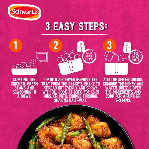 Schwartz Air Fry Honey & Garlic Recipe Mix thumbnail 4