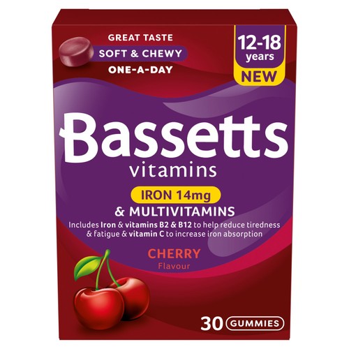 Bassetts Vitamins 12-18 Cherry Iron & Multivitamins thumbnail 4