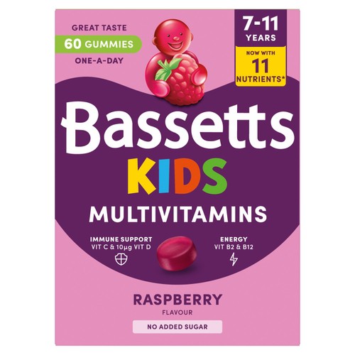 Bassetts Vitamins 7-11 Raspberry Multivitamins