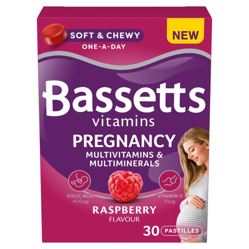 Bassetts Vitamins Pregnancy Raspberry Multivitamins & Multiminerals 30s thumbnail 2