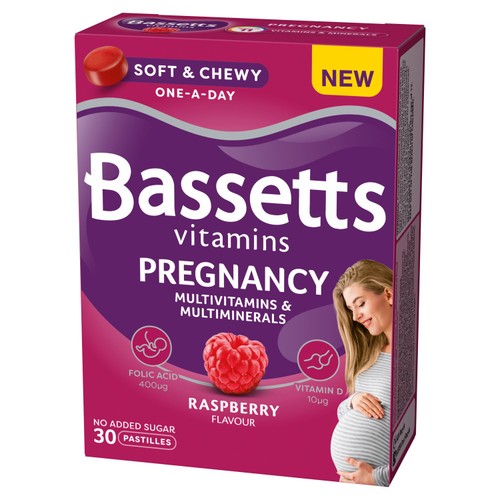 Bassetts Vitamins Pregnancy Raspberry Multivitamins & Multiminerals 30s thumbnail 3
