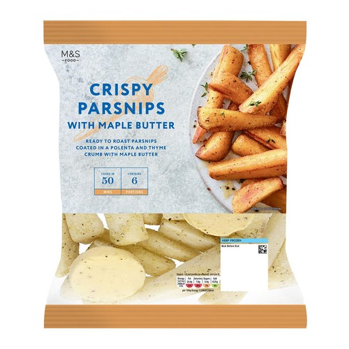 M&S Crispy Parsnips With Maple Butter Frozen thumbnail 2