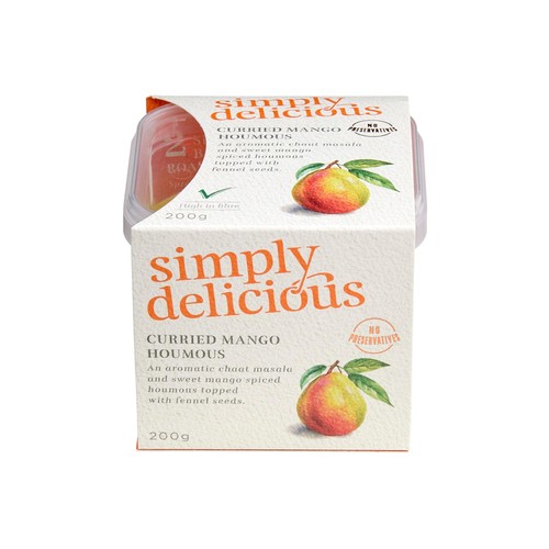 Simply Delicious Curried Mango Houmous