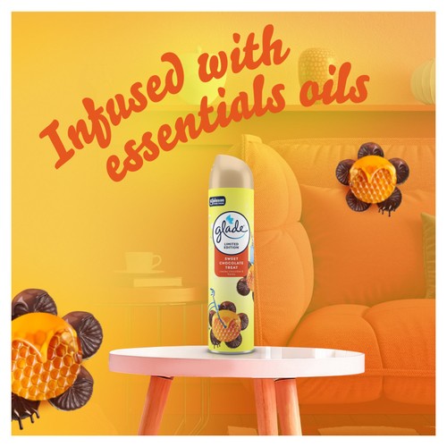 Glade Aerosol Air Freshener Sweet Chocolate Treat 300ml thumbnail 4