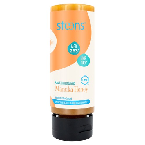 Steens MGO263 (UMF10) Manuka Honey SQUEEZY