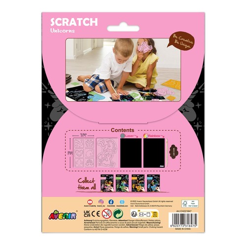 Avenir Scratch With Stencil Unicorn thumbnail 2