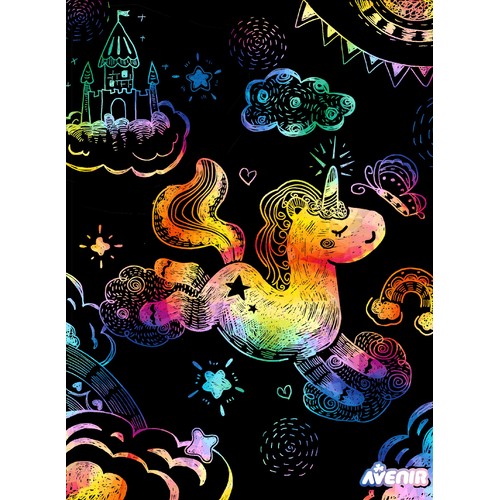 Avenir Scratch With Stencil Unicorn thumbnail 3