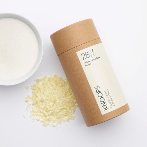 Knoops 28% White Hot Chocolate Flakes Tube thumbnail 2