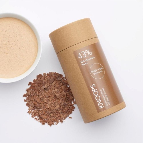 Knoops 43% Milk Hot Chocolate Flakes Tube thumbnail 3