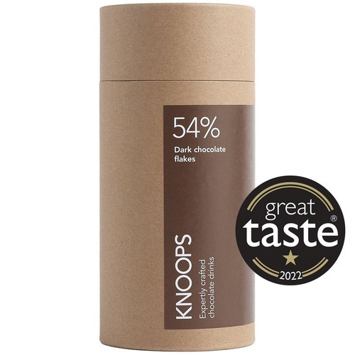 Knoops  54% Dark Hot Chocolate Flakes Tube thumbnail 2