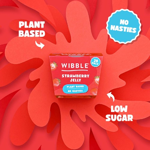 Wibble Plant-based Strawberry Jelly Pot thumbnail 2