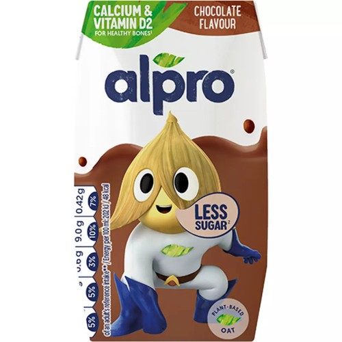 Alpro Kids Oat Chocolate Long Life Dairy Free Drink thumbnail 2
