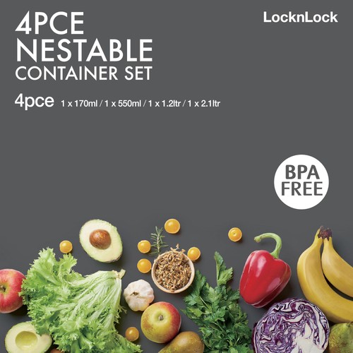 LocknLock Nestable Container Rectangular Set thumbnail 7